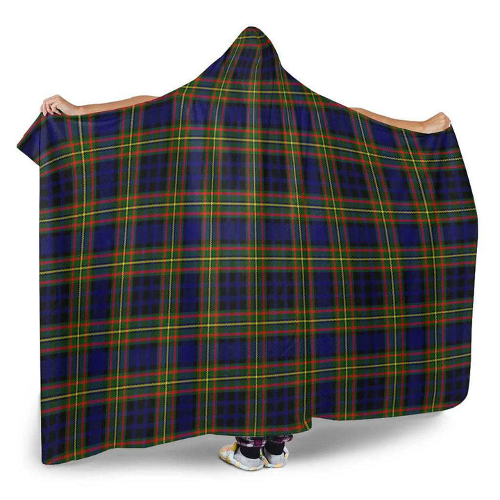 Scottish Clelland Modern Clan Tartan Hooded Blanket Tartan Plaid 2