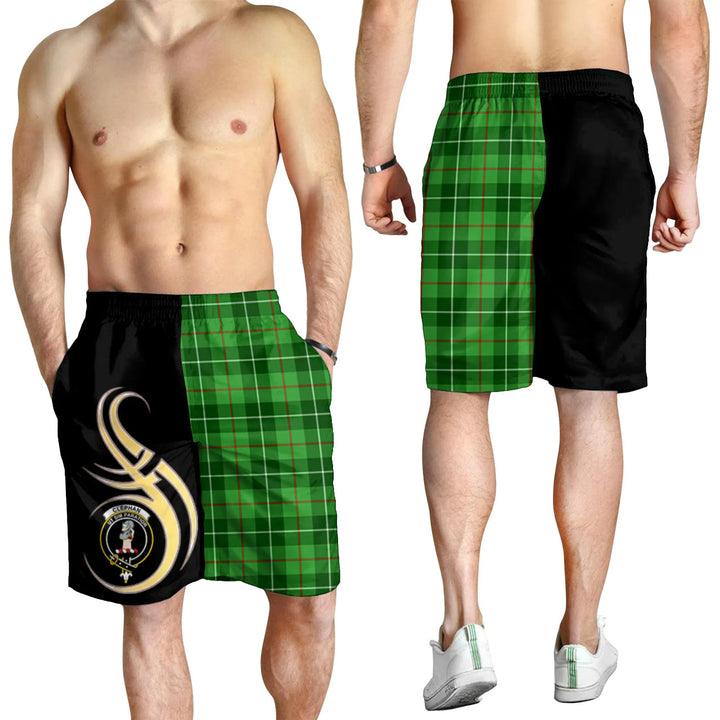 Scottish Clephane (or Clephan) Clan Crest Tartan Believe in Me Men's Shorts