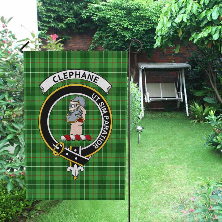 Scottish Clephane (or Clephan) Clan Crest Tartan Garden Flag Tartan Plaid 2