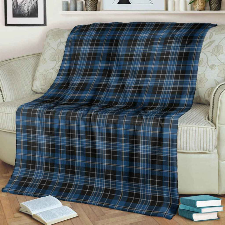 Scottish Clergy Blue Clan Tartan Blanket Tartan Plaid 3