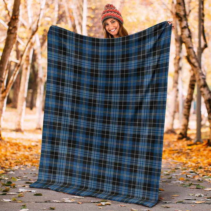Scottish Clergy Blue Clan Tartan Blanket Tartan Plaid 4