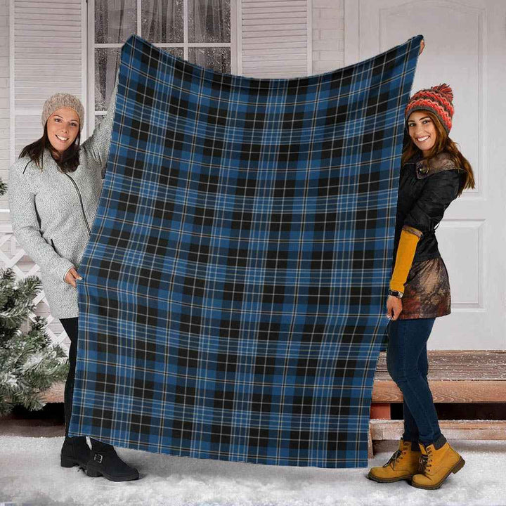 Scottish Clergy Blue Clan Tartan Blanket Tartan Plaid 5