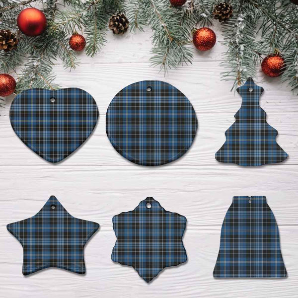 Scottish Clergy Blue Clan Tartan Ceramic Ornament All Tartan Plaid