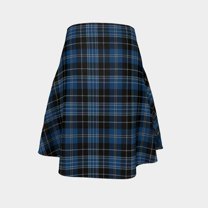 Scottish Clergy Blue Clan Tartan Flare Skirt Tartan Plaid 4