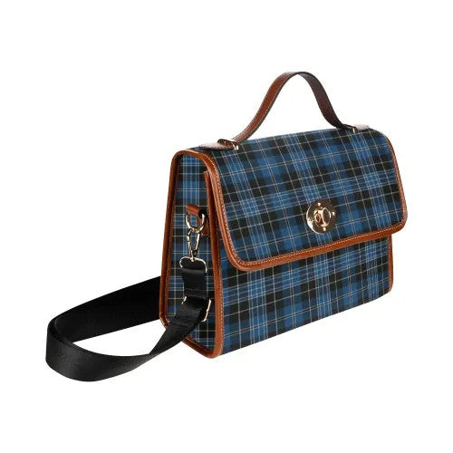 Scottish Clergy Blue Clan Tartan Waterproof Canvas Bag Tartan Plaid 3