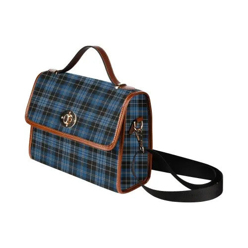 Scottish Clergy Blue Clan Tartan Waterproof Canvas Bag Tartan Plaid 4