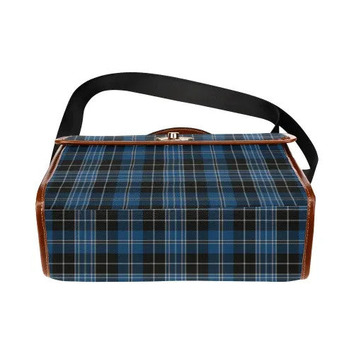 Scottish Clergy Blue Clan Tartan Waterproof Canvas Bag Tartan Plaid 5