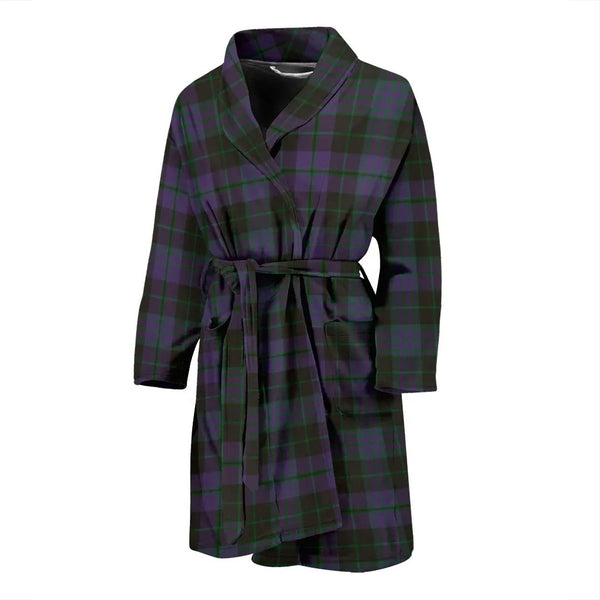 Scottish Clergy Green Clan Tartan Bathrobe 2
