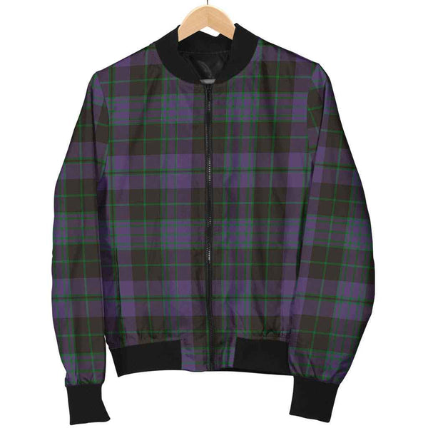 Scottish Clergy Green Clan Tartan Bomber Jacket Tartan Plaid 1