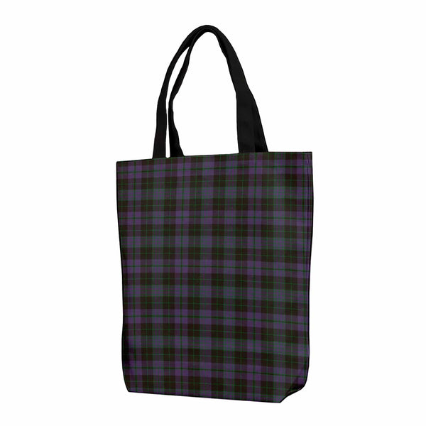 Scottish Clergy Green Clan Tartan Canvas Bag With Shoulder Strap Tartan Plaid 1