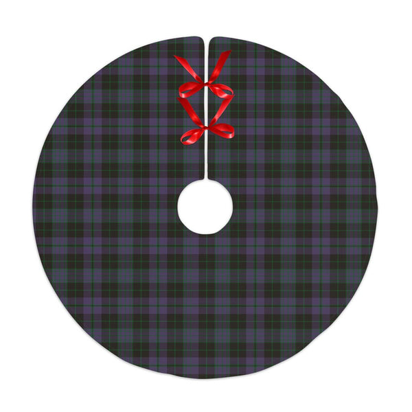 Scottish Clergy Green Clan Tartan Christmas Tree Skirt No Tassels 1 Tartan Plaid