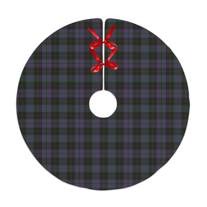Scottish Clergy Green Clan Tartan Christmas Tree Skirt No Tassels 1 Tartan Plaid