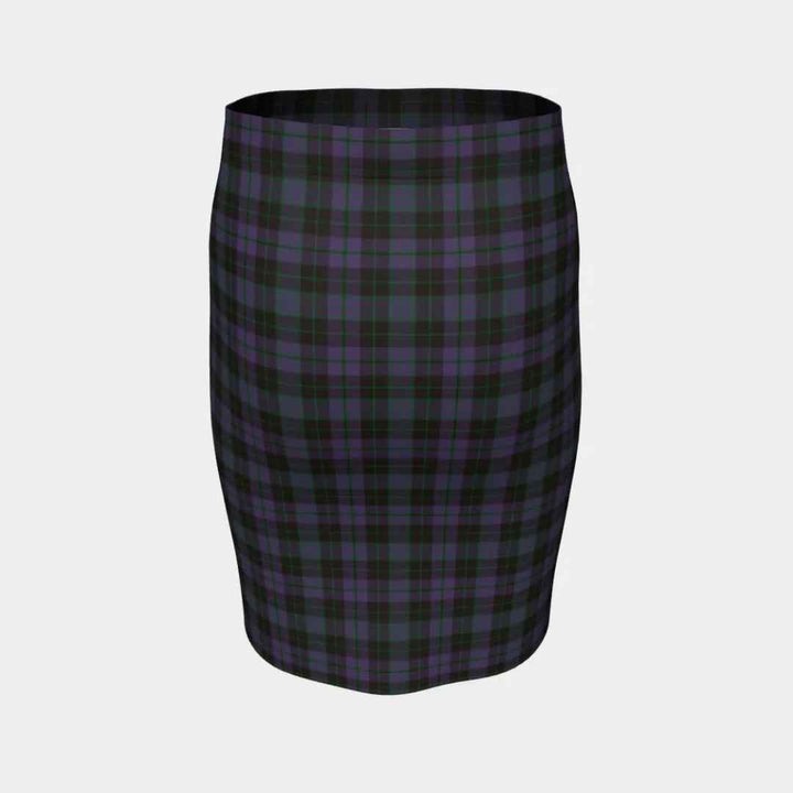 Scottish Clergy Green Clan Tartan Fitted Skirt Tartan Plaid 4