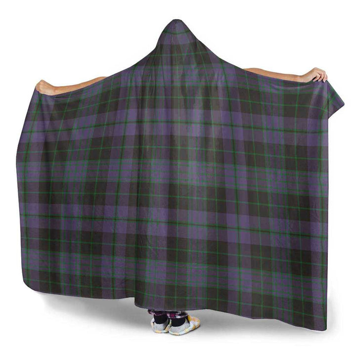 Scottish Clergy Green Clan Tartan Hooded Blanket Tartan Plaid 3