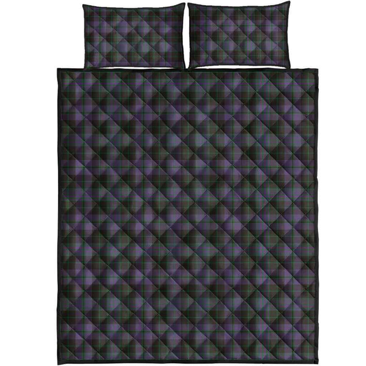 Scottish Clergy Green Clan Tartan Quilt Bed Set Tartan Plaid 1