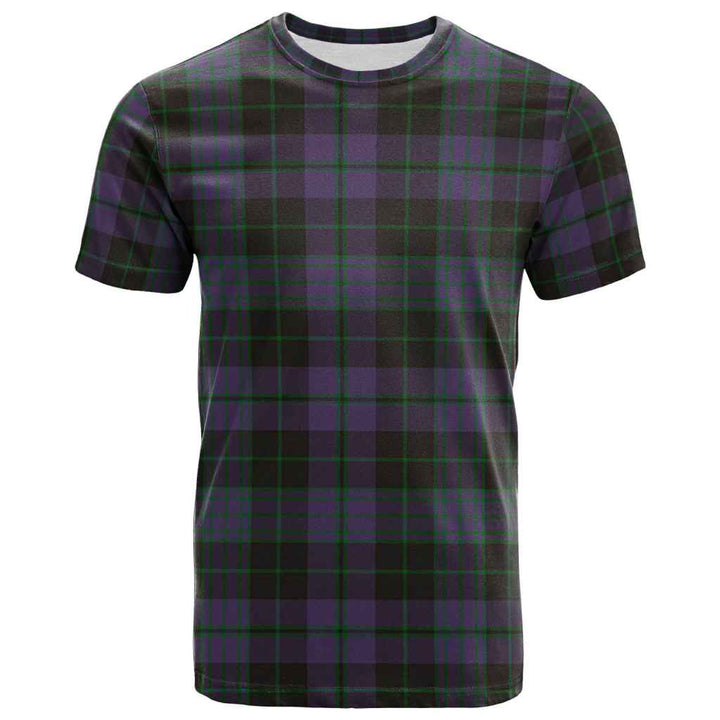 Scottish Clergy Green Clan Tartan T-Shirt Front Side Tartan Plaid