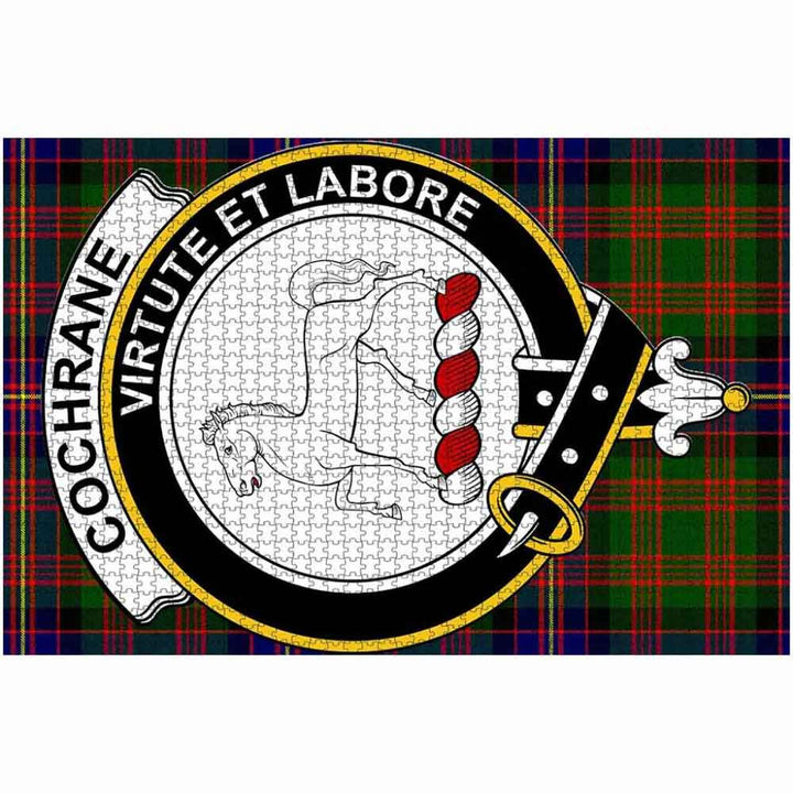 Scottish Cochrane Clan Crest Tartan Jigsaw Puzzle 2