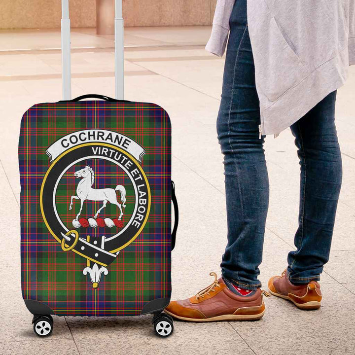 Scottish Cochrane Clan Crest Tartan Luggage Cover Tartan Plaid 4
