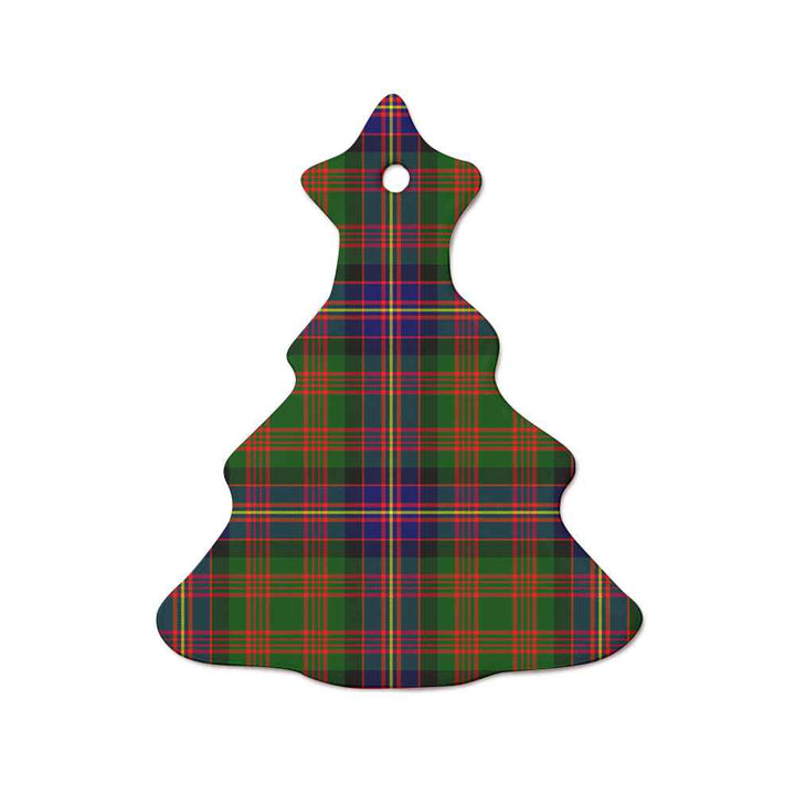Scottish Cochrane Modern Clan Tartan Ceramic Ornament  Tree Shape Tartan Plaid