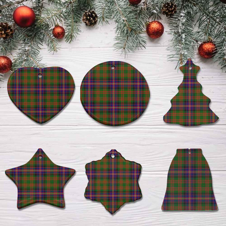 Scottish Cochrane Modern Clan Tartan Ceramic Ornament All Tartan Plaid