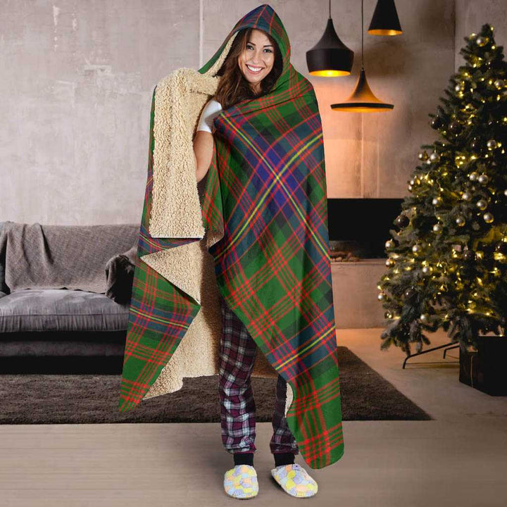 Scottish Cochrane Modern Clan Tartan Hooded Blanket Tartan Plaid 6