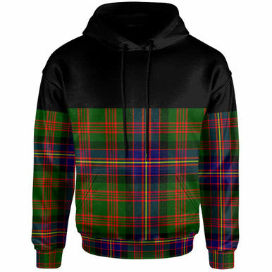 Scottish Cochrane Modern Clan Tartan Hoodie - Horizontal Style Front Side Tartan Plaid