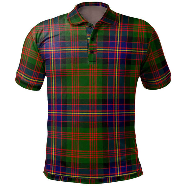 Scottish Cochrane Modern Clan Tartan Polo Shirt Front Side Tartan Plaid