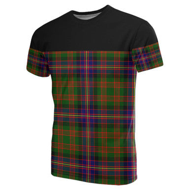 Scottish Cochrane Modern Clan Tartan T-Shirt Horizontal Style Front Side Tartan Plaid