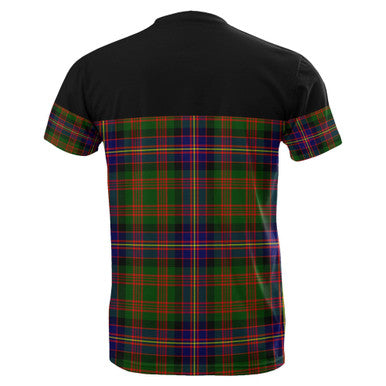 Scottish Cochrane Modern Clan Tartan T-Shirt Horizontal Style Back Side Tartan Plaid