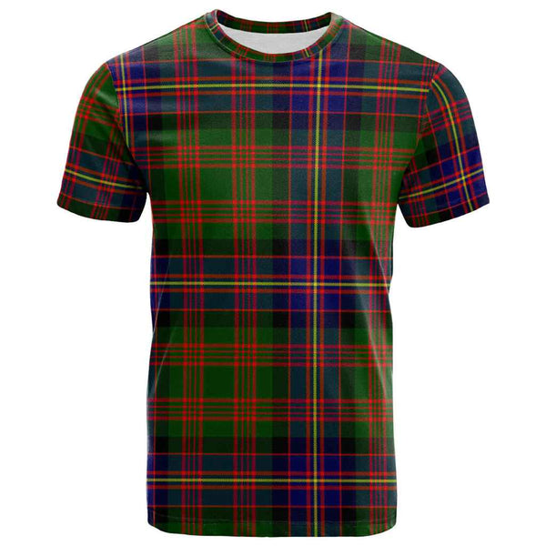 Scottish Cochrane Modern Clan Tartan T-Shirt Front Side Tartan Plaid