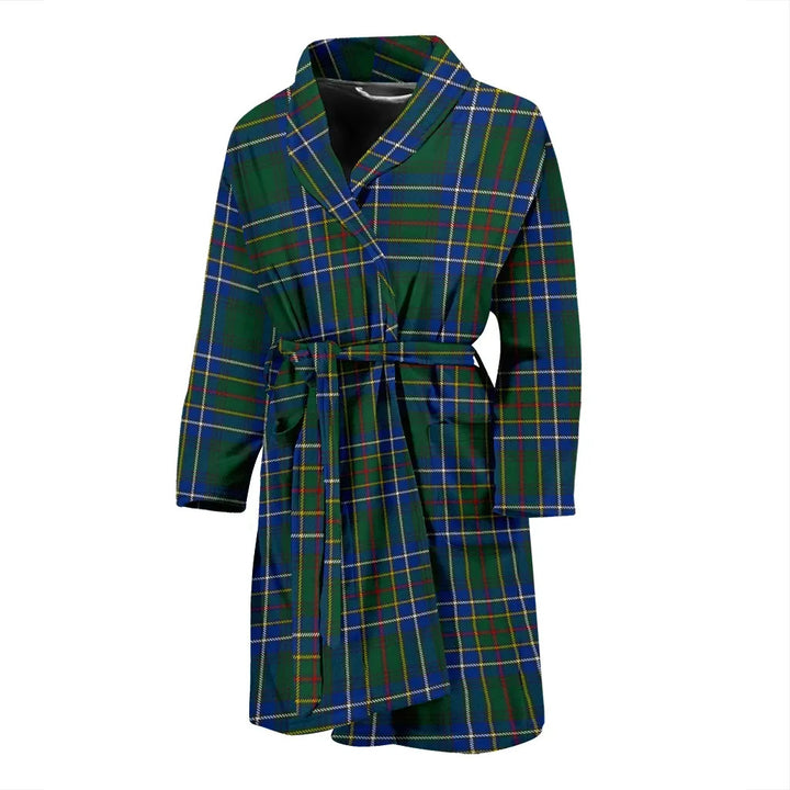 Scottish Cockburn Ancient Clan Tartan Bathrobe 2