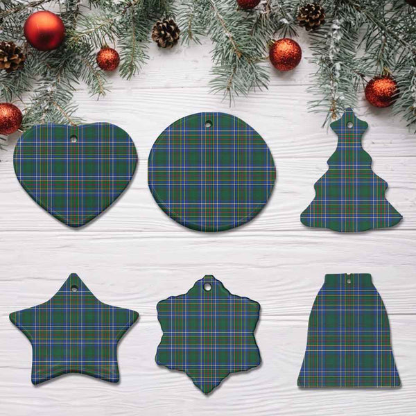 Scottish Cockburn Ancient Clan Tartan Ceramic Ornament All Tartan Plaid