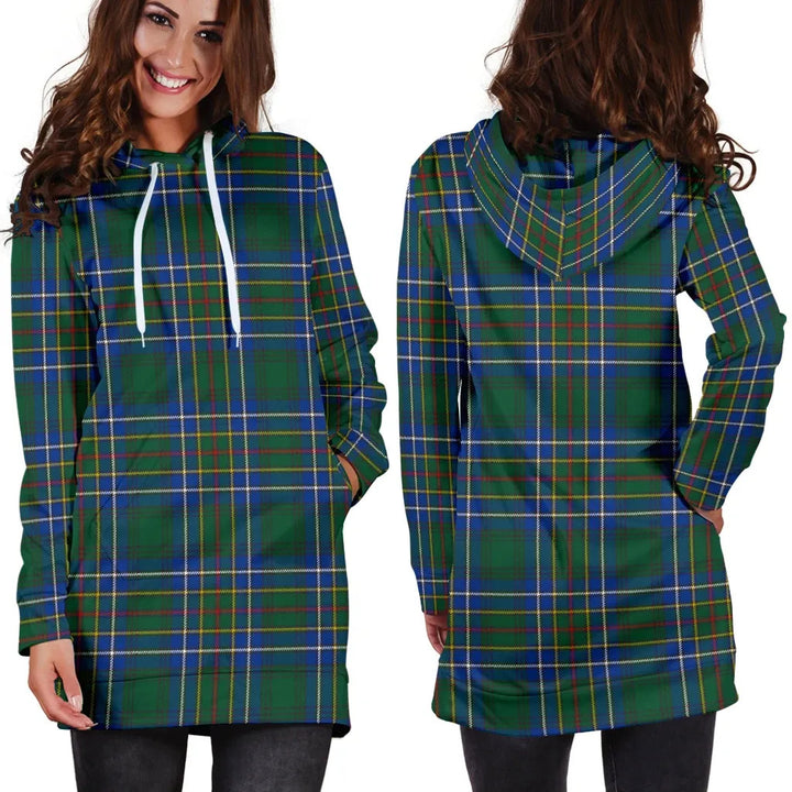 Scottish Cockburn Ancient Clan Tartan Hoodie Dress