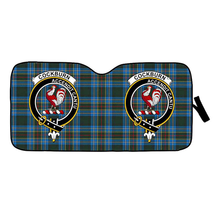 Scottish Cockburn Clan Crest Tartan Car Windshield Sun Shade Tartan Plaid 1