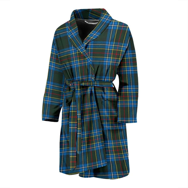 Scottish Cockburn Modern Clan Tartan Bathrobe 2