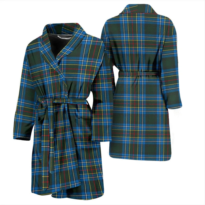 Scottish Cockburn Modern Clan Tartan Bathrobe 3