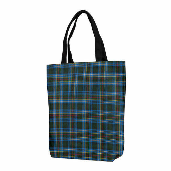 Scottish Cockburn Modern Clan Tartan Canvas Bag With Shoulder Strap Tartan Plaid 1