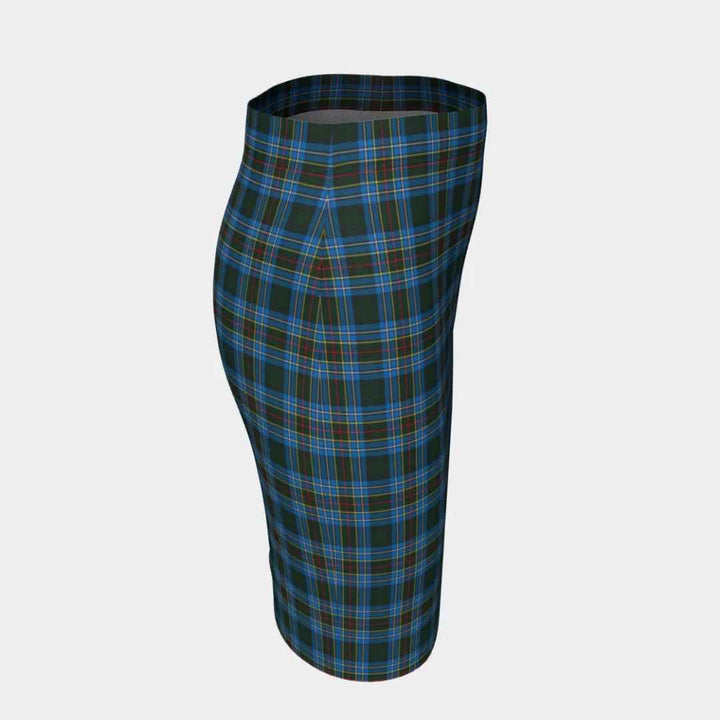 Scottish Cockburn Modern Clan Tartan Fitted Skirt Tartan Plaid 3