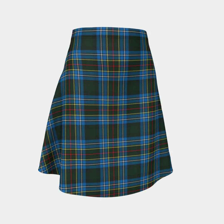Scottish Cockburn Modern Clan Tartan Flare Skirt Tartan Plaid 1