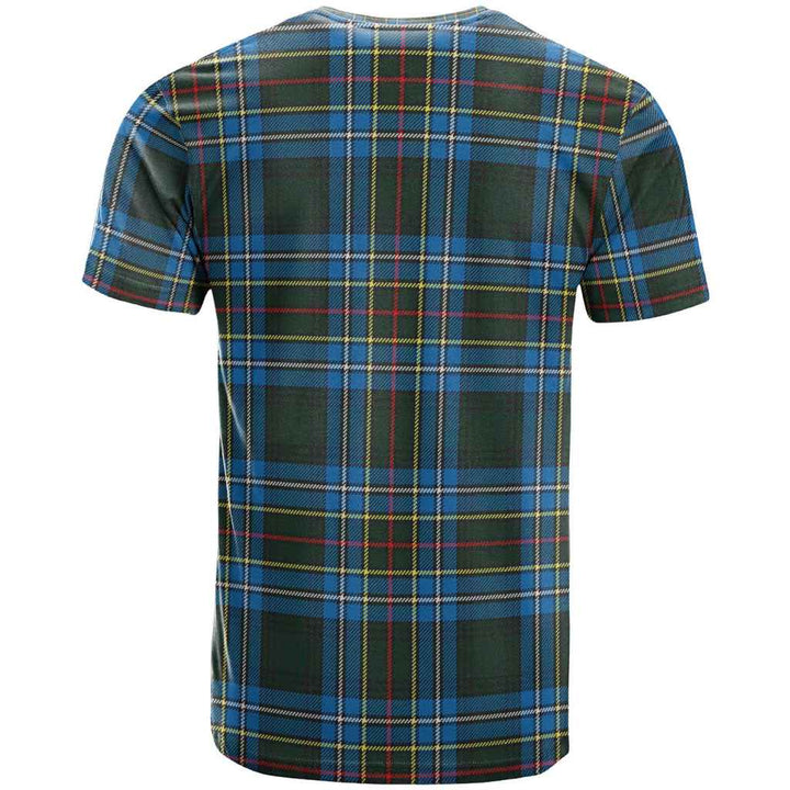 Scottish Cockburn Modern Clan Tartan T-Shirt Back Side Tartan Plaid
