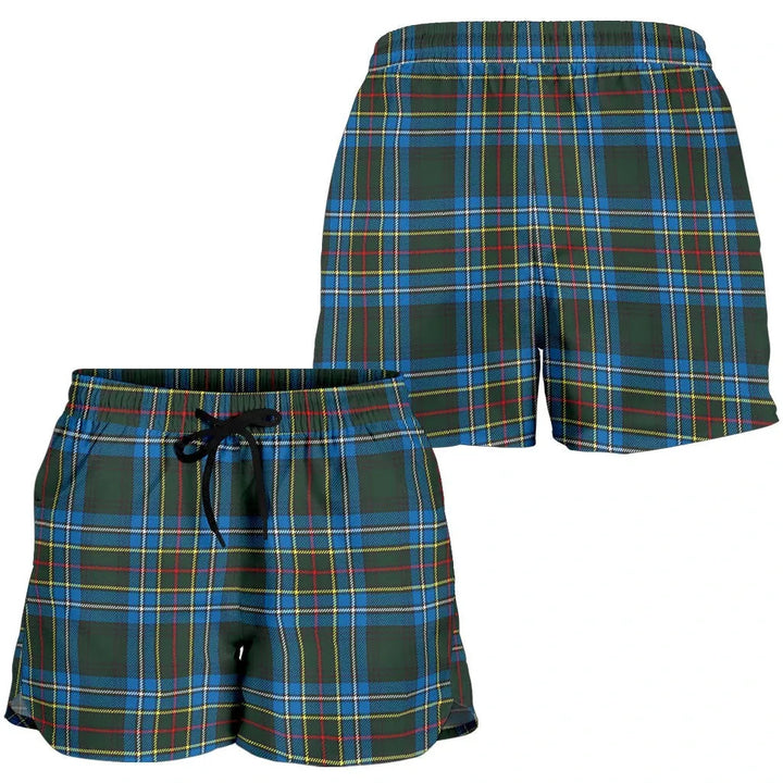 Scottish Cockburn Modern Clan Tartan Women Shorts