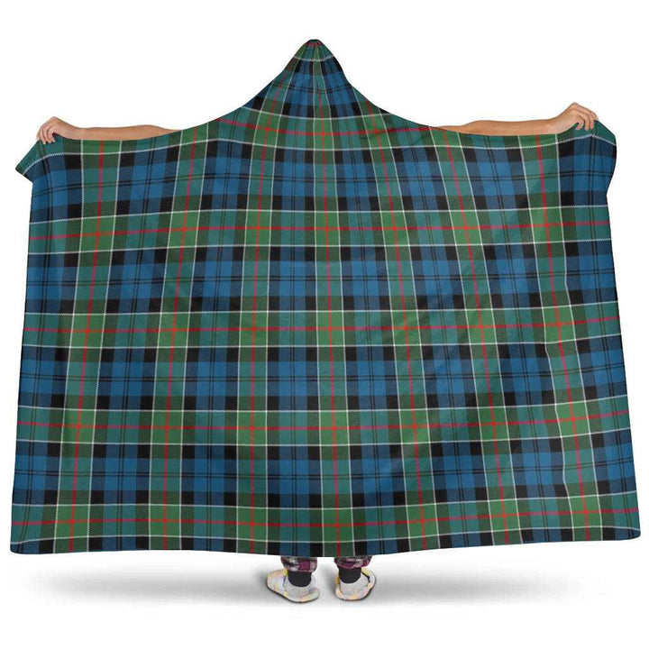 Scottish Colquhoun Ancient Clan Tartan Hooded Blanket Tartan Plaid 1
