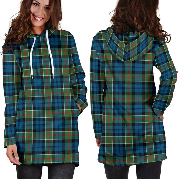 Scottish Colquhoun Ancient Clan Tartan Hoodie Dress