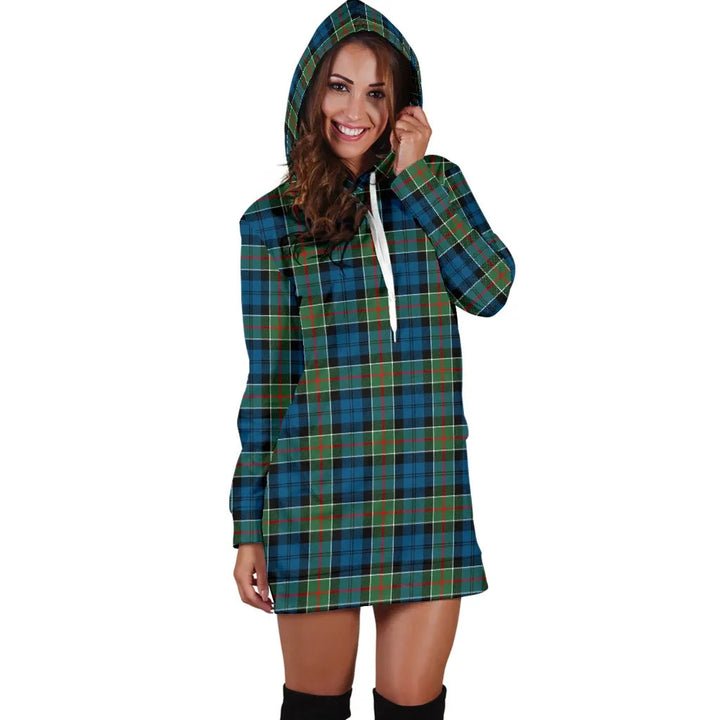 Scottish Colquhoun Ancient Clan Tartan Hoodie Dress