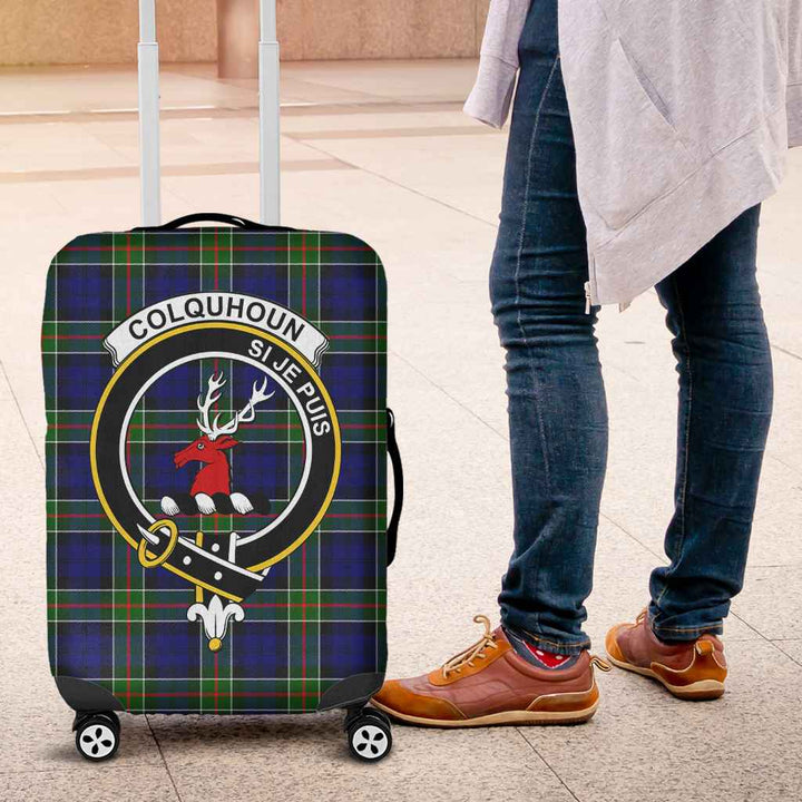 Scottish Colquhoun Clan Crest Tartan Luggage Cover Tartan Plaid 4