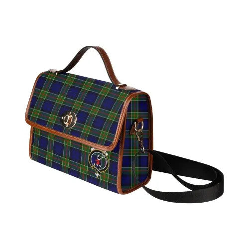 Scottish Colquhoun Clan Crest Tartan Waterproof Canvas Bag Tartan Plaid 4