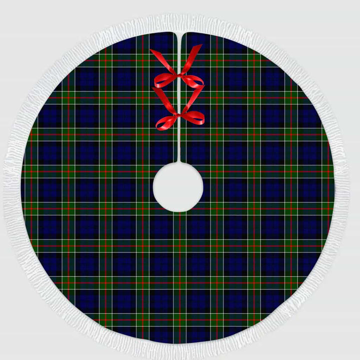 Scottish Colquhoun Modern Clan Tartan Christmas Tree Skirt Tassels 1 Tartan Plaid