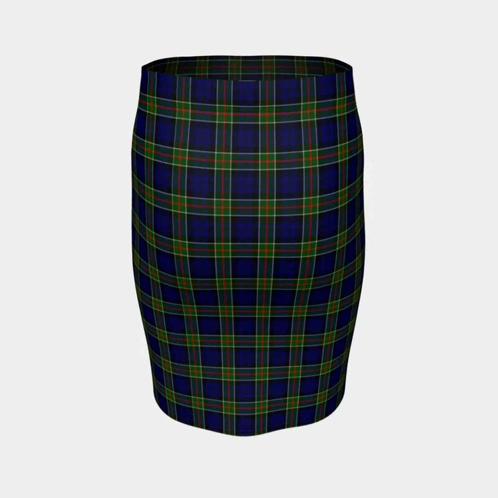 Scottish Colquhoun Modern Clan Tartan Fitted Skirt Tartan Plaid 4