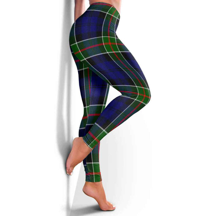 Scottish Colquhoun Modern Clan Tartan Women Leggings Tartan Plaid 4