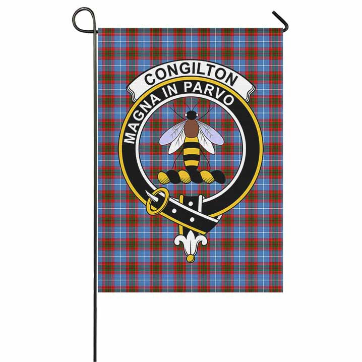 Scottish Congilton Clan Crest Tartan Garden Flag Tartan Plaid 1